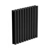 Amura Double Panel Radiator Black 600mm x 600mm image