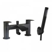Corby Bath Shower Mixer Matt Black image