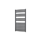 Vaporo Alta 25mm Curved Towel Rail 1200mm x 600mm Anthracite image