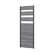 Vaporo Alta 25mm Curved Towel Rail 1800mm x 600mm Anthracite image