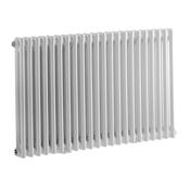 Vaporo Tradicio 3 Column Horizontal Radiator 600mm x 1190mm White image