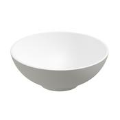 Skal Round Wash Basin 400mm x 150mm White Arctic Grey image