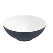 Skal Round Wash Basin 400mm x 150mm White Night Sky Blue image