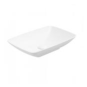 Skal Rectangle Wash Basin 600mm x 400mm White White image