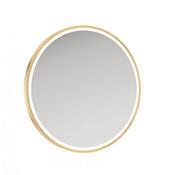 Astrid Beam Round Illuminated LED Mirror 600mm Brushed Gold image