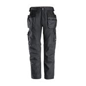 Snickers 6224 Canvas Stretch Trousers Steel Grey\Steel Grey Size 44 image