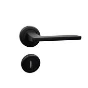Sonnato Genoa Lockset With 3 Hinges Fire Rated Matt Black image