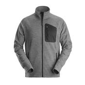 Snickers 8042 Flexiwork Fleece Jacket  Grey/Black image