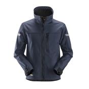 Snickers 1200 S Allroundwork Soft Shell Jacket Navy/Black Medium image