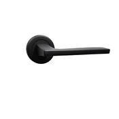 Sonnato Genoa Matt Black Wc Lockset Incl Handles, Lock &amp; 3 Hinges Fire Rated image