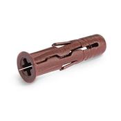 Rawlplug Uno Universal Plug 288 Piece Brown 7mm image