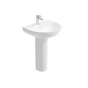 Horizon 550mmRound Basin &amp; Full Pedestal 1 Tap Hole image