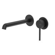 Alita Wall Mounted Basin Mixer Tap Matt Black image