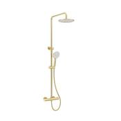Alita Rain Thermostatic Shower Kit Brushed Gold image