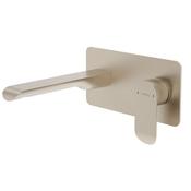 Scope Wall Mounted Basin Mixer Brushed Nickel image