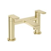 Scope Deck Mounted Bath Filler Brushed Gold image