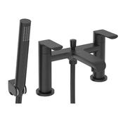 Scope Deck Mounted Bath Shower Mixer Matt Black image
