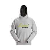 Snickers 2845 Logo Hoodie Grey image