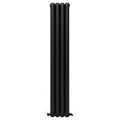 Vaporo Circa Vertical Radiator 1800mm x 300mm Matt Black image
