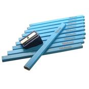 Tala Carpenter's Pencils with Sharpener Kit 10 Piece image