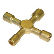Tala 4 Way Brass Service Key
