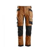 Snickers 6241 AllroundWork Stretch Trousers Holster Pockets Brown/Black image