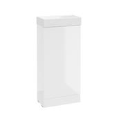 Strata Floor Standing 400mm Cloakroom Vanity Unit Gloss White