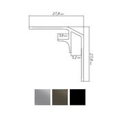 Modee Wall In External Profile Titanium 2.8m