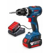 Bosch Combi Drill With 2 x 4.0Ah Li-Ion Batteries image