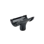 Wavin RoundLine Straight Running Outlet 112mm Black image