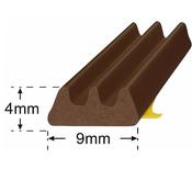Exitex E Draught Strip 5m Brown