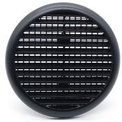 Icon Circular Wall Vent ICV36 with Flyscreen Black