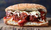 Meatball Ciabatta Sandwich
