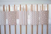 Individual cot bumpers sales