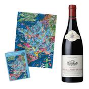French puzzle &amp; wine—Châteauneuf-du-Pape