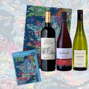 Puzzle and wine set—France image