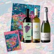 Puzzle and wine set—Spain image