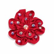 Diamante Hair Flowers