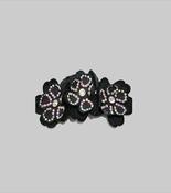 Trio Flower Clip image