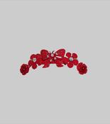 Small Floral Bow Clip image