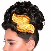 Camelia Rose Crystal Winged Clip image