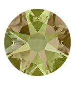 Flatback Round - Crystal Luminous Green