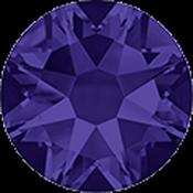 Flatback Round - Purple Velvet