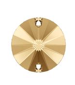3200 Rivoli Sew On Crystal - Golden Shadow