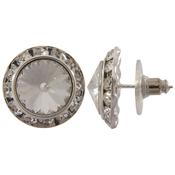 Rondelle Stud Earrings 13mm image