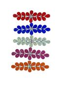 Diamonte Flower Strip