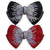 Hair Bow with Diamante Detail