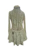 White Velvet Dress image