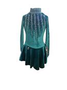 Green Velvet Dress No 6 image
