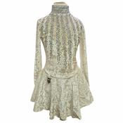 White Velvet Dress No 20 Style 1 image